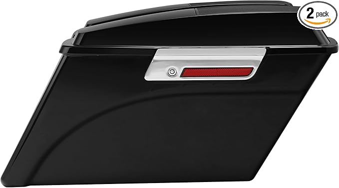 XFMT Glossy Black Hard Saddlebags W/ 6x9 Speaker Lids by XFMT