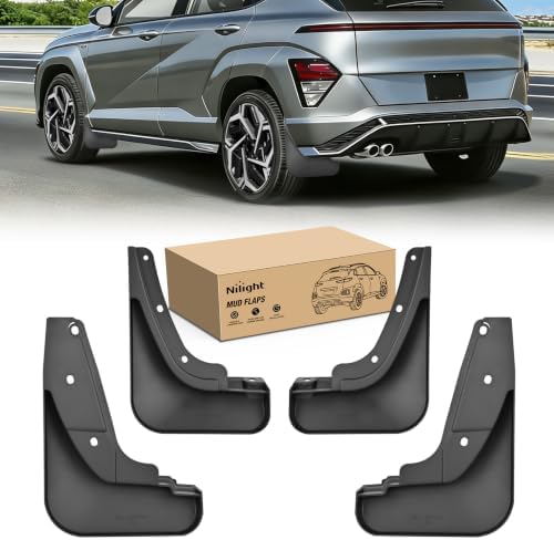 Nilight Mud Flaps Splash Guards for Hyundai Kona 2024-2026