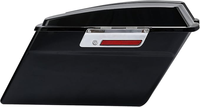 XFMT Hard Saddlebags Saddle Bag Turnk W/Chrome Conversion Brackets - Image 3