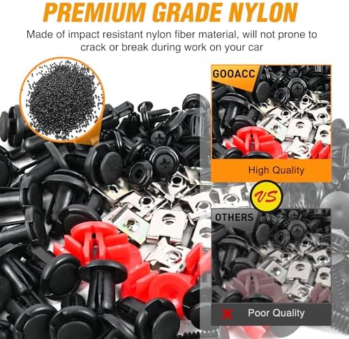 GOOACC 941Pcs Car Retainer Clips and Auto Body Fasteners Assortment - Image 4