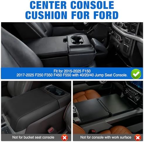 Nilight Center Console Cover for Ford F150 F250 F350 F450 F550 2015-2025