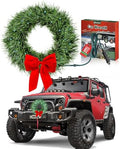 moveland Large LED Car Wreath for Car Front Grill Fit Jeeps Trucks SUVs RVs by moveland
