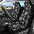 Moon Stars Spiderweb Print Car Seat Cover Front Seats Protector,Universal Fit for Most Cars,SUVs,Sedan,Truck or Van