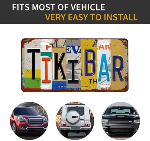 Front License Plate 6" * 12" for Women Tiki Bar