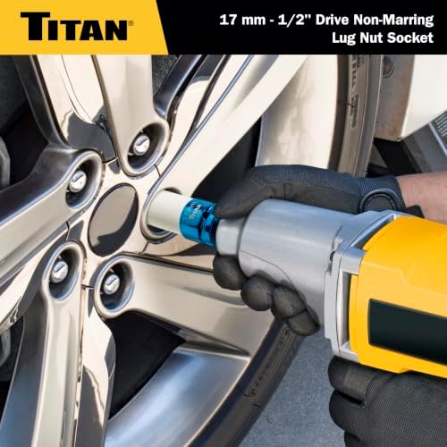 Titan 21091 1/2-Inch Drive x 17mm Non-marring Impact Deep Lug Nut Socket - Image 6