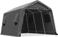 ADVANCE OUTDOOR 10x15 ft Shelter Storage Shed Steel Metal Peak Roof Portable by ADVANCEOUTDOOR
