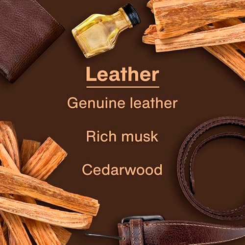 LITTLE TREES Car Air Freshener | Hanging Tree Provides Long Lasting Scent for Auto and Home | Leather, 24 Air Fresheners