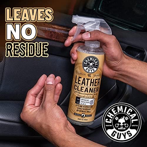 Chemical Guys Leather Cleaner and Conditioner Kit with Brush
