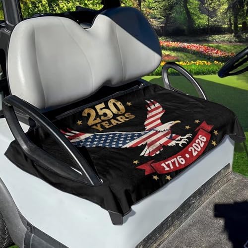 Yewattles Golf Cart Seat Cover Portable Club Car Seat Towel Universal Fit 2-Seat Golf Cart by Yewattles