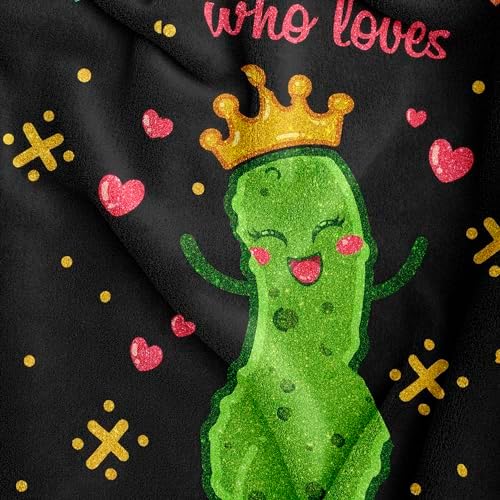 Amonee-YL Pickle Gifts, Pickles Blanket 60"X50", Pickle Gifts for Girls - Image 2