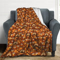 Socira Thanksgiving Turkey Blanket Throw Blanket Thanksgiving Turkey Gifts for Women Men Soft Sofa Throws for Travel Camping Bed Home Decor Car Birthday Gift 40"*50" （100 * 130cm） by Socira