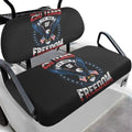 Yewatlles Golf Cart Seat Covers Kit, Fit for Club Car Precedent Ordinary Front Seat Cushion, Golf Cart Polyester Seat Cover 250th Years American Flag Freedom