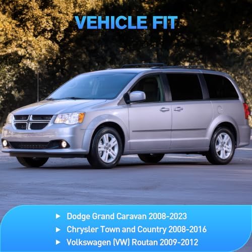 Nilight in-Channel Window Visors for Dodge Grand Caravan 2008-2023, 4PCS