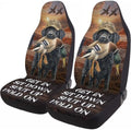 GENANY Duck Hunting Dog Car Seat Covers, 2-Piece Front Seat Set