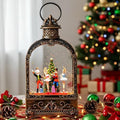 Nutcracker Christmas Snow Globes Lantern Christmas Snow Globe with Music Dance Soldier Nutcracker Scene,6H Timer,USB Lined/Battery Operated Lighted Lantern for Christmas Festival Decoration Gifts by ZQQLITE