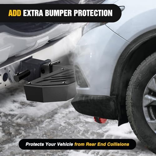Nilight Hitch Step 2" Receiver Universal with Anti-Theft D-Ring Shackle