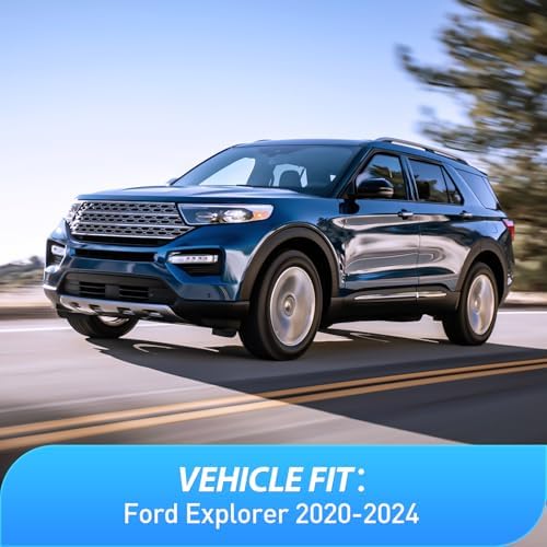 Nilight Side Window Rain Guards for 2020-2026 Ford Explorer, 4PCS