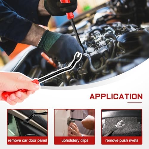 Nilight 1115Pcs Car Push Retainer Clips Auto Fasteners Kit 32 Most Popular Sizes Nylon Bumper Fender Rivets with 5 Fasteners Remover 10 Cable Ties for Toyota GM Ford Honda Chevy