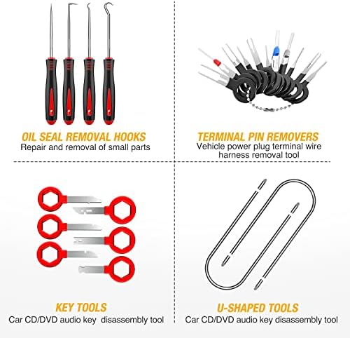 GOOACC 200Pcs Auto Trim Removal Tool and Push Pin Retainer Clip Set - Image 7