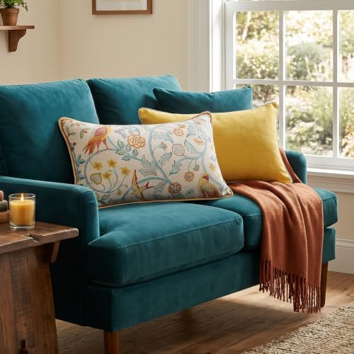 patdrea Designer French Vintage Lumbar Throw Pillow Cover,12"x20" - Image 7