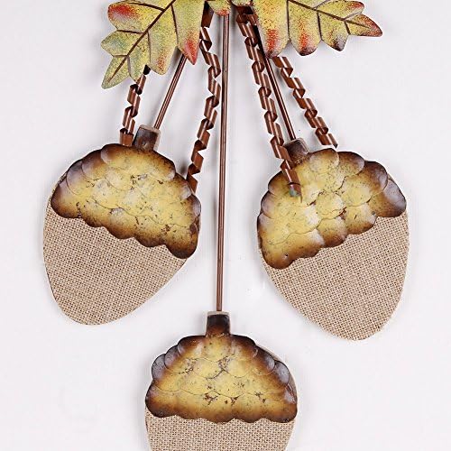 Metal Acorn Cluster Fall Decor Fall Door Ornaments Decoration Front Door Wreath for Fall Harvest Thanksgiving Christmas Decoration - Image 4