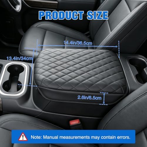 Nilight Center Console Cover Fit for Chevy GMC Silverado Sierra 2019-2026