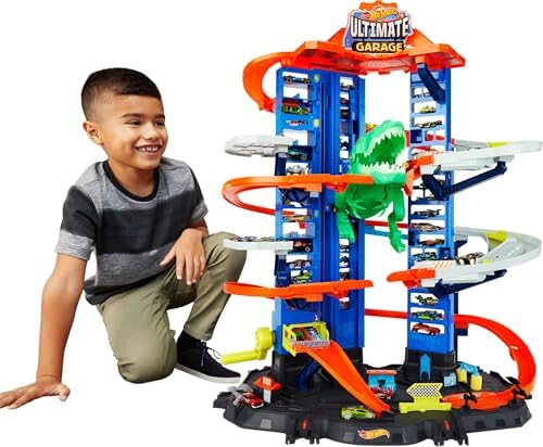Hot Wheels Ultimate Garage Track Playset & 2 1:64 Scale Toy Cars​​​​ by HotWheels