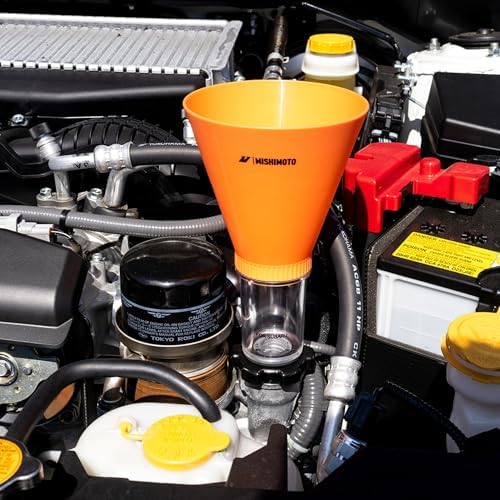 Mishimoto Screw-On Oil Funnel Set for Subaru, Spill Proof 3-Piece Kit - Image 3