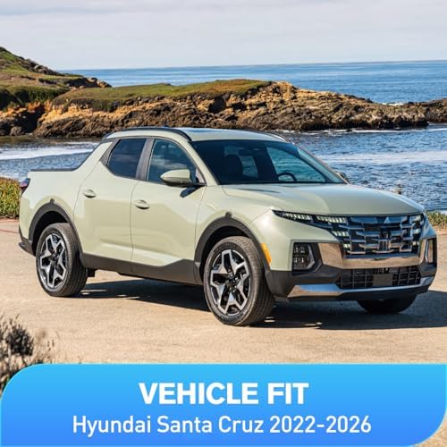 Nilight in-Channel Window Visors for Hyundai Santa Cruz 2022-2026, 4PCS