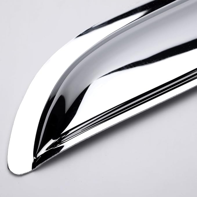 Chrome Side Window Visor Wind Vent Deflector fit - Image 5