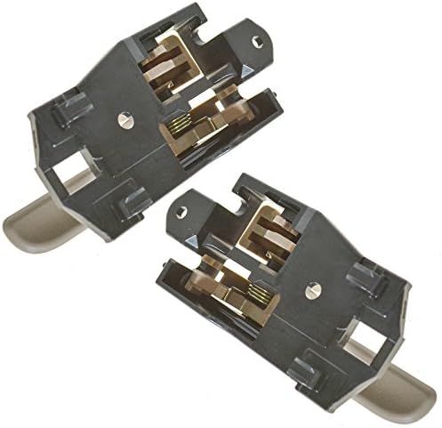 TRQ Tan Inner Inside Interior Door Handle Front LH & RH Pair Set