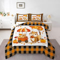Erosebridal Squirrel Kids Comforter Set | Fall Bedding Queen Size Thanksgiving Autumn Leaves Down Comforter Farmhouse Nature Scenery Duvet Set for Bedroom by Erosebridal