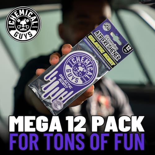 Chemical Guys, Hanging Air Fresheners, Galactic Scent, 12 Pack, for Cars - Image 3