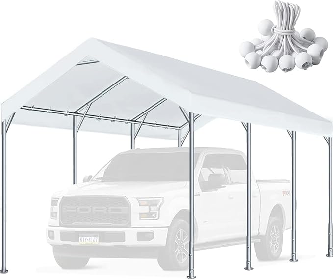 10'x20' Carport Replacement Top Canopy Cover by Rutile