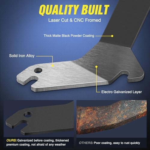 Nilight Ditch Light Brackets for Chevy Silverado Tahoe GMC Sierra 1999-2006