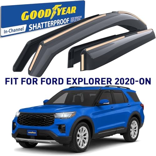 Goodyear Window Deflectors for Ford Explorer 2020-2026