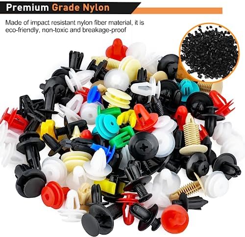 GOOACC 501PCS Universal Car Clips Mixed Auto Bumper Fender Trim Door - Image 5