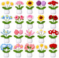 Suncalla 20 Pcs Crochet Flowers Bulk Crochet Floral Bouquet Thank You Gifts by Unknown