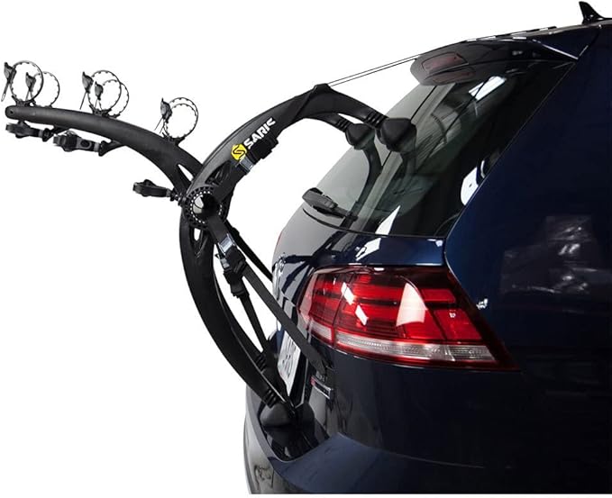 Saris Bones EX 3-Bike Trunk Rack Bicycle Carrier, Anti-Sway Straps, Fits Most - Image 3