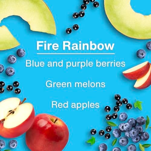 LITTLE TREES Car Air Freshener, 8 Count (Pack of 3), Fire Rainbow