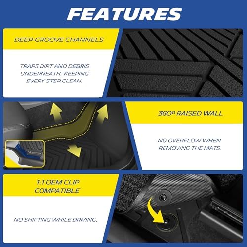 Michelin Vehicle Mats for 2020-2025 Kia Telluride (3 Piece)