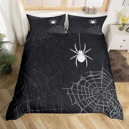 Feelyou Spider Web Bedding Set King Size for Boys Girls Teens - Image 2