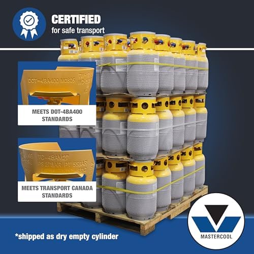 Mastercool 62010 30 lb Refrigerant Recovery Cylinder - Image 6