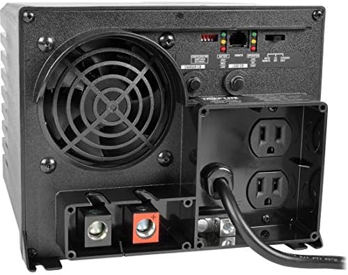 Tripp Lite 750W Power Inverter/Charger, 12V DC to 120V AC, 20A, 2 Outlet 5-15R, Auto-Transfer Switching, Up to 1500W in Peak Power, 1-Year Warranty (APS750) by TrippLite