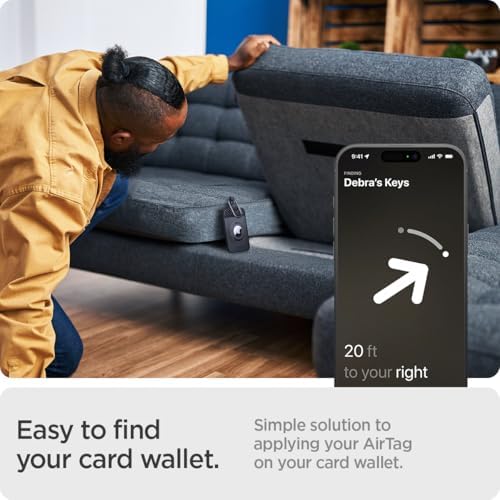 Spigen Air Fit Key Card Holder for Tesla with AirTag Slot - 2 Pack
