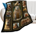 Capybara Blanket Capybaras Collage Throw Blankets Cute Animal Print Cozy Fleece Flannel Stuff Plush Lightweight Bedding Lover Gifts for Men Women Adults for Couch Sofa Bed Decor 60"X80" by Unknown