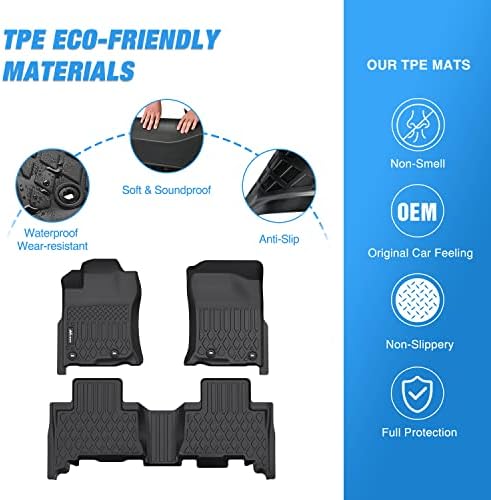 Nilight TPE Floor Mats for Lexus GX460 2014-2022