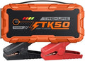 TREKURE Portable Car Jump Starter 8000A 26800mAh, Car Battery Jump Starter for All Gas and 12L Diesel Engines, Battery Jumper, Portable Jump Box Car Battery with Fast Charge, LED Light - Orange by TREKURE