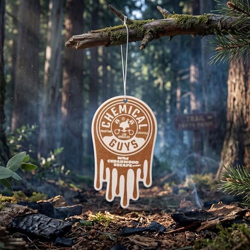 Chemical Guys, Hanging Air Fresheners, Wild Cedarwood Scent, 12 Pack, Cars - Image 7