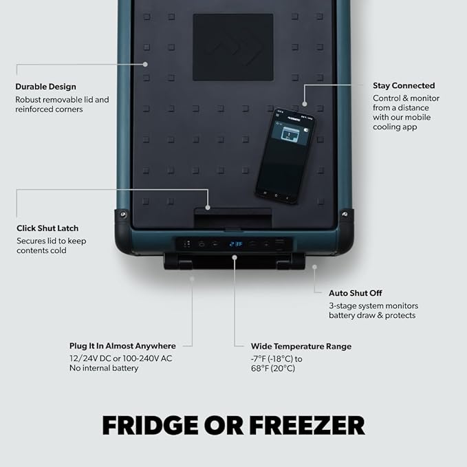 Dometic CFX2 45-Liter Portable Refrigerator and Freezer, Powered by AC/DC - Image 3
